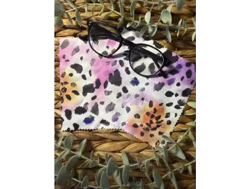 Brillenputztuch Leo bunt