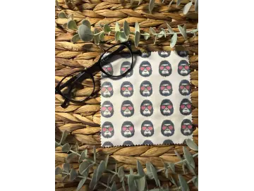 Brillenputztuch Gorilla creme