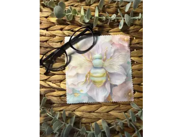 Brillenputztuch Biene