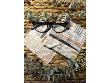 Brillenputztuch Boho Linien