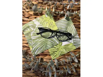 Brillenputztuch Blätter