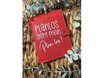 Filz Notizbuch Planlos